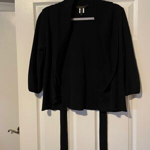 BCBGMaxAzria Black Cardigan Sweater